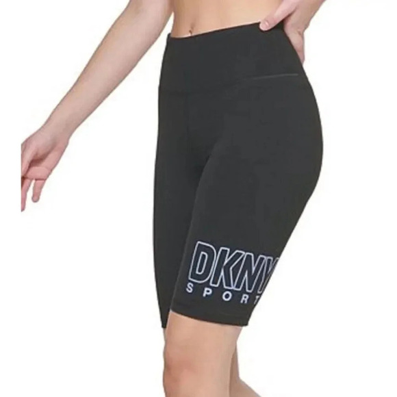 Dkny Pants - DKNY Women S High Waist Bike Shorts Black Size X -Small BRAND NEW WITH TAGS